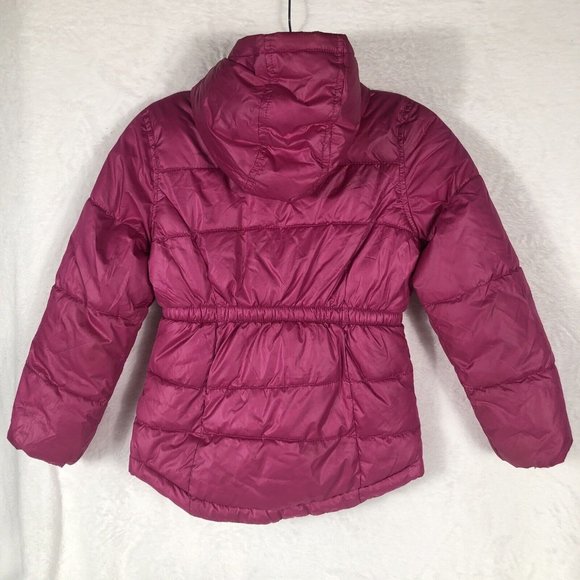 Old Navy Kids Girls Quilted Puffer Jacket Hooded Parka Coat Winter Warm Outwear - Picture 12 of 14